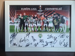 Ferencváros 2022/23-as, Európa Liga csoportelső csapatának dedikált posztere