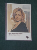 MOKÉP,mozi,reklám fotó,Esztergályos Cecilia színésznő,1980-