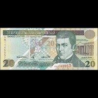 Honduras 20 Lempiras 2000 P-83 emlékbankjegy UNC