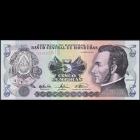 Honduras 5 Lempiras 2003 P-85c UNC