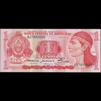 Honduras 1 Lempira 1980 P-68a UNC