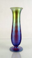 0M090 Antik WMF MYRA jellegű irizáló üveg váza
