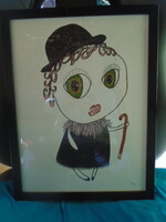 Charlotte Liljesand Small ADA Copy Signed CLDV in Joan Miro Style