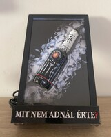 Unicum világító reklámtábla
