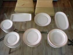 Alföldi arany szegélyes porcelán étkészlet 50 db