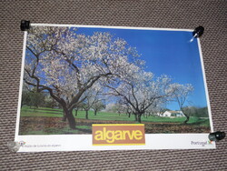 Utazási reklám plakát,Portugália,Algerve,Faro,tájkép látkép,részlet,1990-  , - 99cmx69cm -