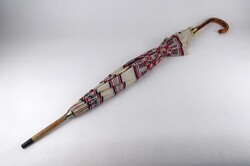 1X212 old bamboo handle umbrella