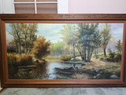 Czinege Zsolt "Ősszel" festménye