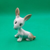 Retro Porcelán  Mozgófejű  csacsi, szamár figura