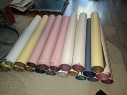 Antik könyvborító-belső díszpapír ívek, 15 db/50×60 cm, és 5 db 50x65 cm, szita-, vagy kőnyomat tech