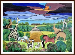 Czinóber - Remény ( olaj, 50 x 70, feszített vászon ) )