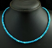 Termeszetes Türkiz Asvany Nyaklánc