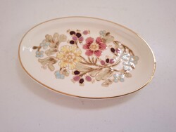 Zsolnay Virág Mintás Ékszertartó Tálka