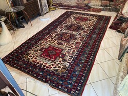 Kézi Csomózású Azeri Kaukázusi szőnyeg 290x160