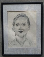 Gyenes Gitta : Néma vallomás” grafika.