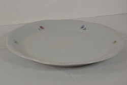 Zsolnay porcelán asztalközép, kerek kínáló tányér A141