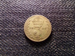 Anglia V. György .500 ezüst 3 Pence 1920