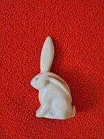 Antik Herendi fülelő nyúl / nyuszi porcelán figura