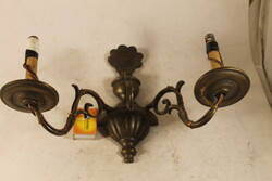 Antik bronz 2 ágú falikar 994