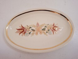 Zsolnay Virág Mintás Ékszertartó Tálka