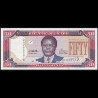 Libéria 50 Dollars 1999 P-24a UNC