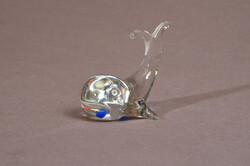 Muránói sommerso üveg cet figura