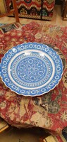 43 cm-es Török dísztányér vagy falidísz. Nagyon szép színvilággal megfestve.