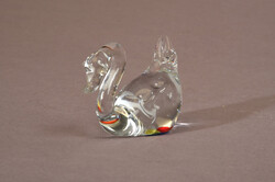 Muránói sommerso üveg hattyú figura