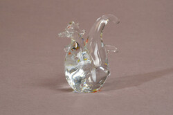 Muránói sommerso üveg sárkány figura