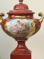 Royal Vienna ( Alt Wien ) porcelán váza
