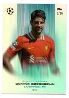 Topps Total Football Fusion Dominik Szoboszlai 3/50 sportkártya.