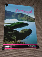 Utazási reklám plakát,Portugália,São Miguel,Azori szigetek,laguna,1990-  , - 98cmx68cm -