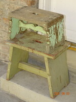 EXTRA VASTAG RÉGI SÁMLI ÜLŐKE KISSZÉK GYEREK SZÉK  !!!!