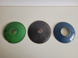 Régi zománcos mennyezeti lámpa bura zománcozott ipari loft műhely mennyezeti lámpa lámpabúra