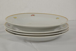 4 db Zsolnay porcelán mélytányér A351