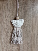 Horgolt Angyalka dísz