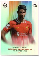 Topps Total Football Fusion Dominik Szoboszlai 28/99 sportkártya.