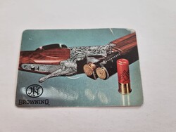 BROWNING 1975. évi belga kártyanaptár - FABRIQUE NATIONALE HERSTAL S.A.
