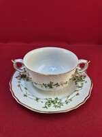 Hollóházi Erika mintás leveses csésze