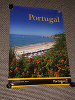 Utazási reklám plakát,Portugália,Algarve,Santa Eulalia strand,1990-  , - 98cmx68cm -