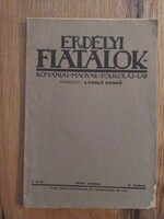 Erdélyi fiatalok, romániai magyar főiskolai kiadvány 1930, előfizetési lappal, papírrégiség