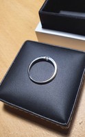 White gold engagement ring