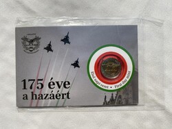 2023 175 éves a Magyar Honvédség 100 Forint elsőnapi veret bliszter, ALACSONY SORSZÁM: 00741