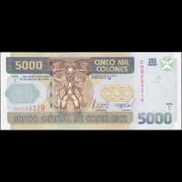 Costa Rica 5000 Colones 1999 P-268 UNC