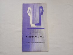 Programfüzet Nemzeti Színház Szeged Richard Strauss A rózsalovag 1971