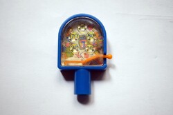 Ceruza flipper , gyermek játék , trafik áru , 80-as évek , működik , mini a ceruza végére kell dísz