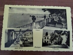 Budafok, Kutyavilla halászcsárda a Duna mentén, Weinstock fotó, postatiszta