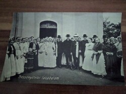 Ajánljon! Besenyőtelek, Bessenyőteleki lakodalom fotó képeslap, kb. 1910