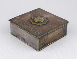 1X144 Antik art deco stílusú ezüstözött W&G fém doboz WOLKENSTEIN & GLÜCKSELIG