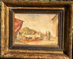 RUDNAY GYULA -Beszélgető társaság-1940